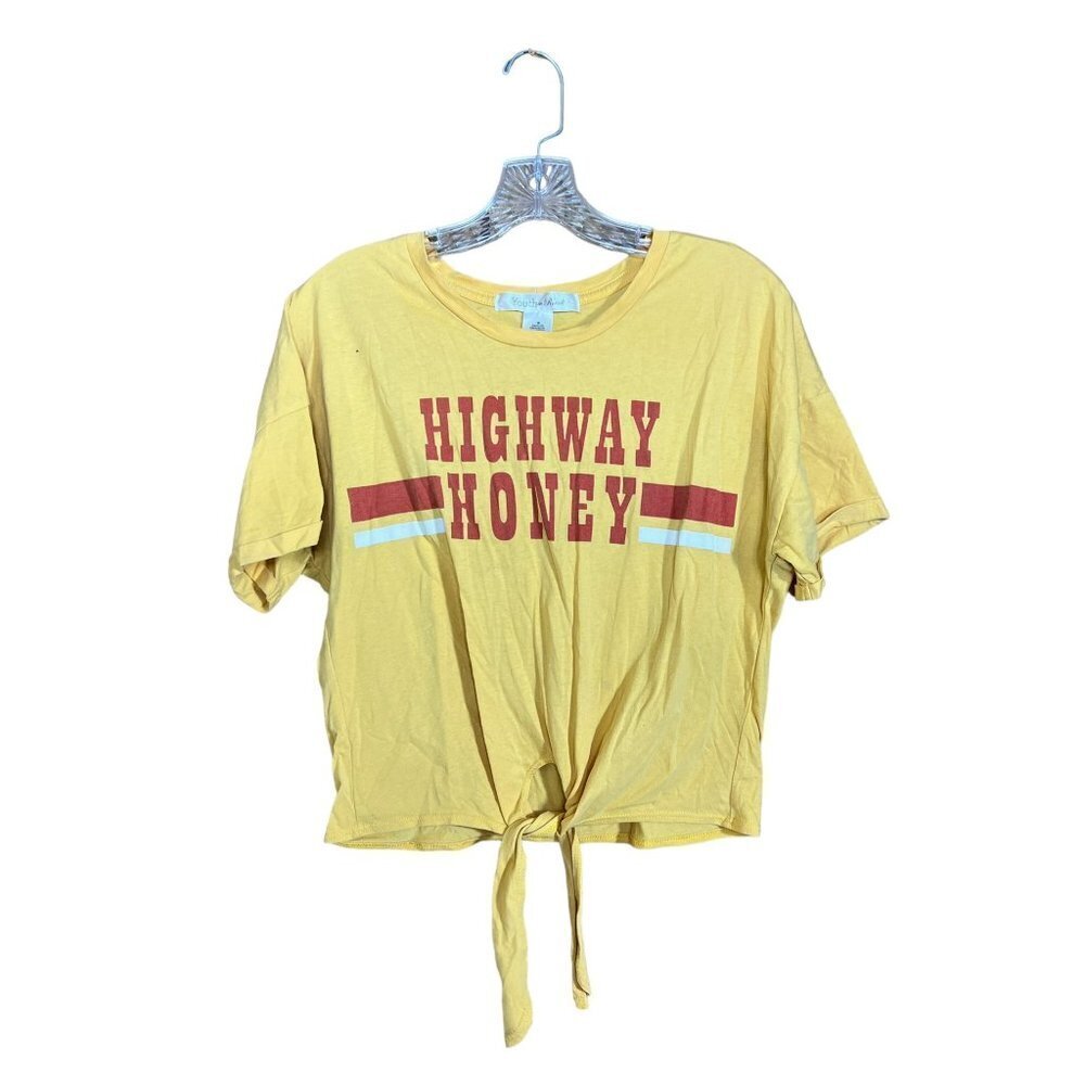 Youth In Revolt Women's Yellow Crop Top